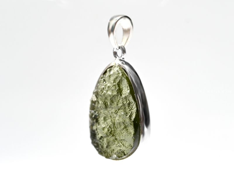 頂級鏡面捷克隕石墜 捷克隕石,Moldavite,莫爾道玻隕石,捷克共和國