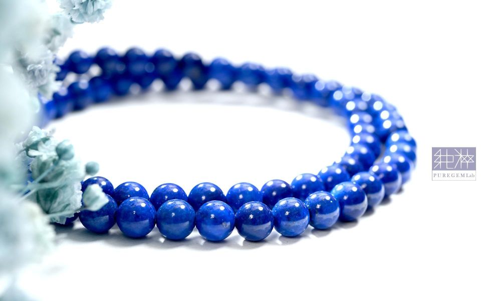 頂級天然老料帝王青金石雙圈手珠 青金石,Lapis,Lazuli,青金岩,黃鐵礦,方解石