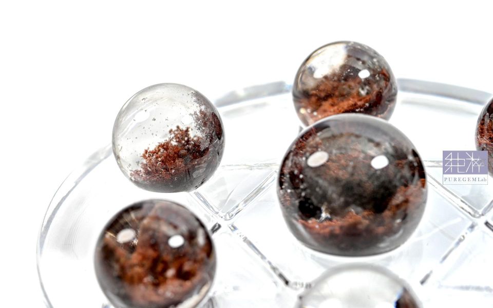 頂級天然濃郁喜氣紅幽靈七星陣 幽靈水晶,幻影水晶,異象水晶,綠幽靈,紅幽靈,白幽靈,金字塔 Phantom Crystal、Ghost Crystal