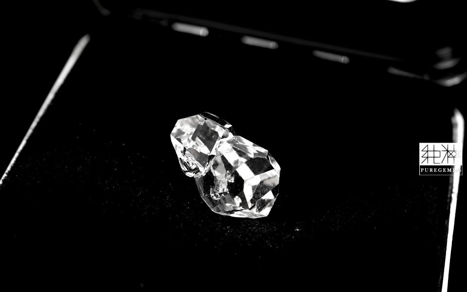 珍稀收藏 / 頂端正紐約赫基蒙雙胞胎晶體原礦 赫基蒙,鑽石水晶,雙尖水晶,白水晶,Quartz,Rock Crystal