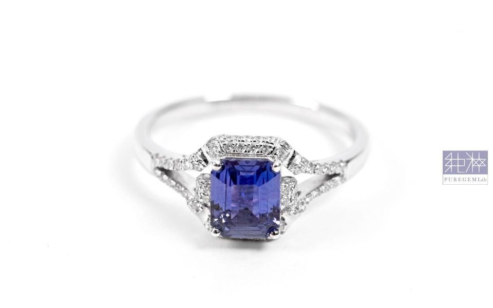 GUILD 證 / 頂級天然極稀有無燒變色矢車菊藍藍寶石18K金鑽石戒 變色藍寶石,無燒變色藍寶石,無燒矢車菊藍寶石,藍寶石,紅寶石,剛玉,彩色藍寶石,彩色剛玉,帕帕拉恰,黃色藍寶石 Corundum,Sapphire,Ruby,Padparadscha Sapphire