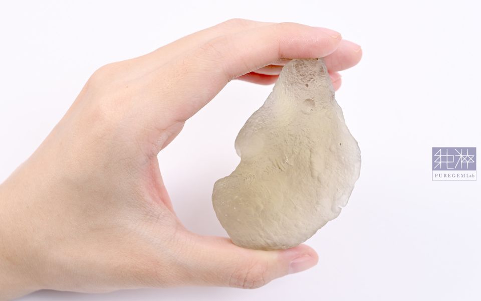 純粹寶石實驗室認證 / 頂端天然利比亞黃金隕石原礦 黃金利比亞隕石