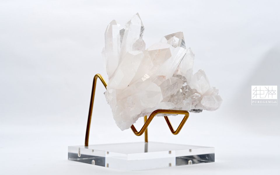 頂級哥倫比亞產地雷姆尼亞白水晶簇 白水晶,Quartz,Rock Crystal