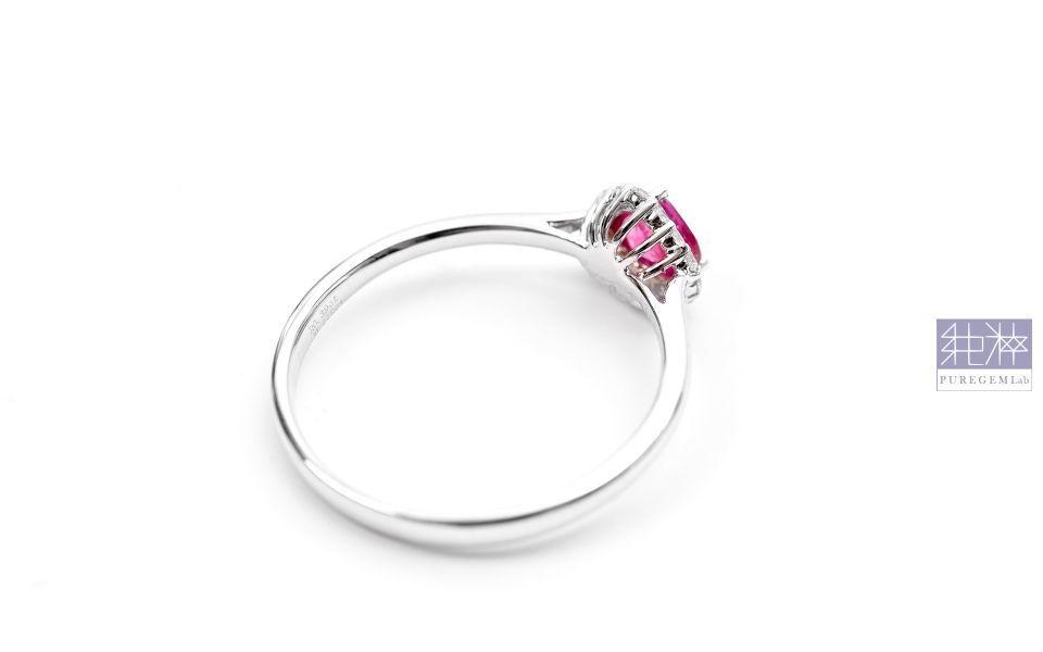 CGRL產地證 / 頂端天然無燒莫桑比克鴿血紅紅寶石18K金鑽戒 紅寶石,Ruby,剛玉,Corundum