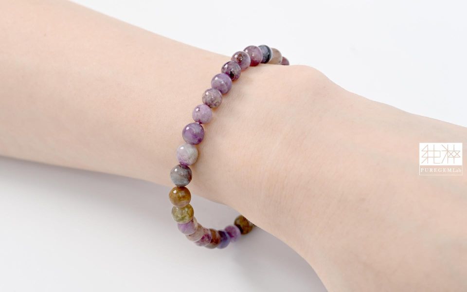 頂級天然老料彩舒俱徠手珠 舒俱徠,蘇紀石,舒俱萊