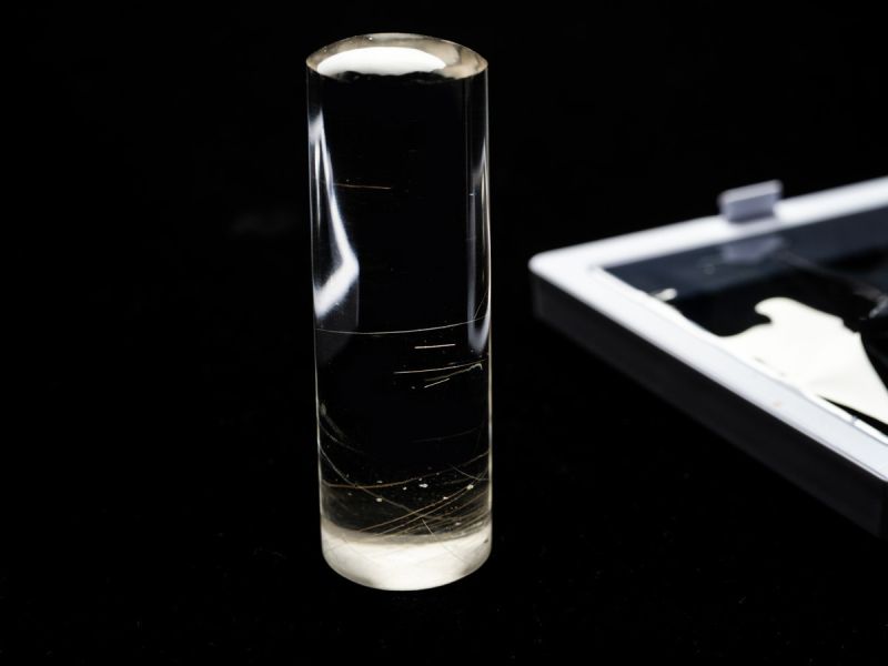 直播-頂級天然金髮晶白幽印章 金髮晶、白幽、印章