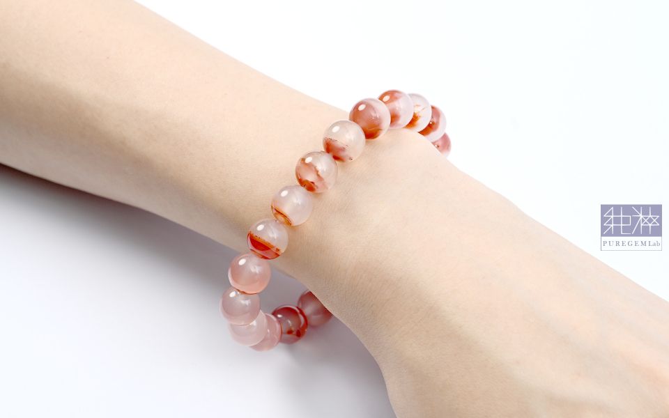 最高級數 / 頂級紅梅荔枝凍飄花聚寶盆南紅瑪瑙 南紅瑪瑙,紅瑪瑙,飄花南紅,冰種南紅