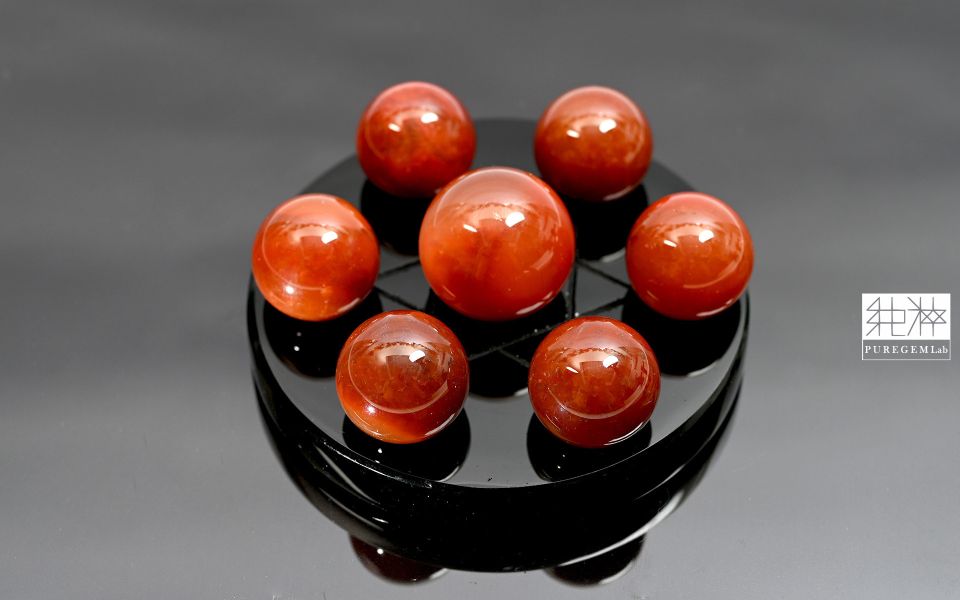 頂級天然濃郁紅兔毛髮晶黑曜盤七星陣 髮晶,紅髮晶,紅兔毛髮晶,Quartz with Inclusions