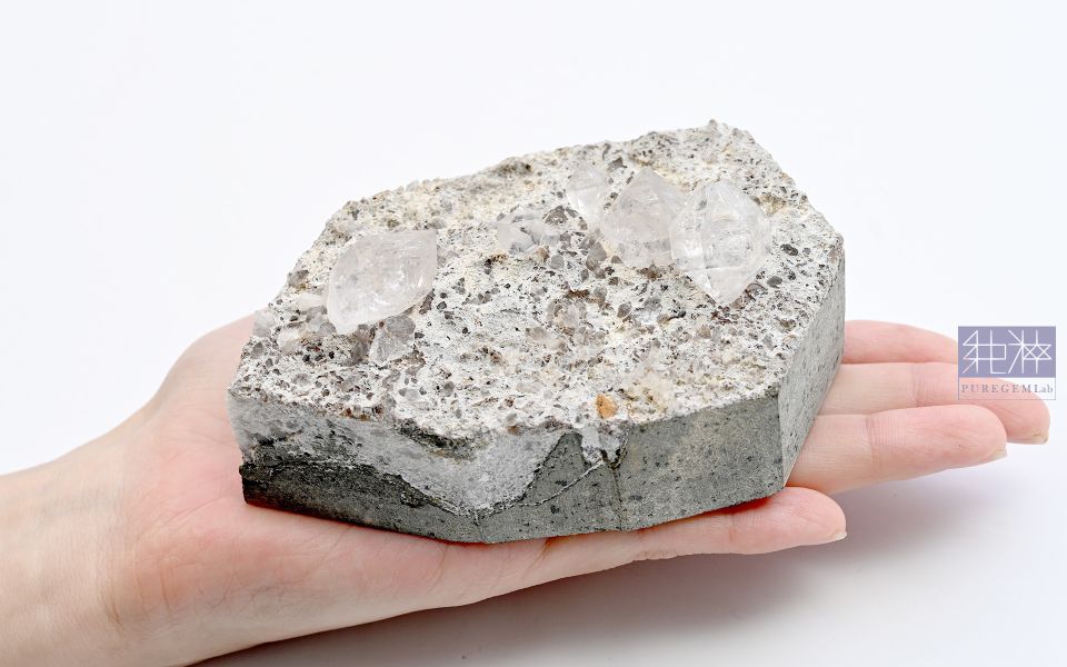 頂級稀有喜瑪拉雅閃靈鑽雙尖晶簇原礦 白水晶,Quartz,Rock Crystal