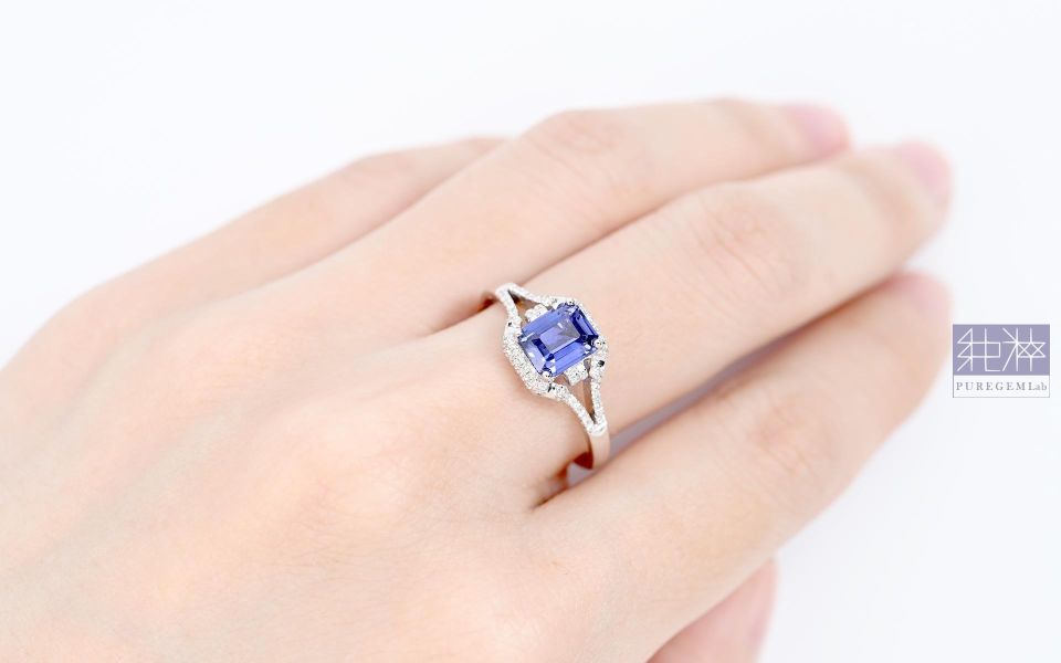 GUILD 證 / 頂級天然極稀有無燒變色矢車菊藍藍寶石18K金鑽石戒 變色藍寶石,無燒變色藍寶石,無燒矢車菊藍寶石,藍寶石,紅寶石,剛玉,彩色藍寶石,彩色剛玉,帕帕拉恰,黃色藍寶石 Corundum,Sapphire,Ruby,Padparadscha Sapphire