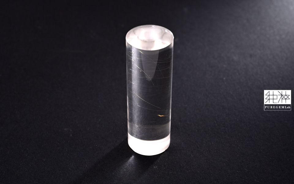 頂級天然近全美金髮晶印章 金髮晶,Rutilated Quartz,金紅石,正財,偏財,避邪,水晶之王