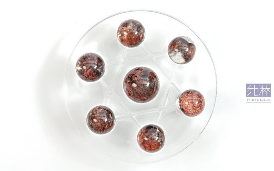 頂級天然濃郁喜氣紅幽靈七星陣 幽靈水晶,幻影水晶,異象水晶,綠幽靈,紅幽靈,白幽靈,金字塔 Phantom Crystal、Ghost Crystal