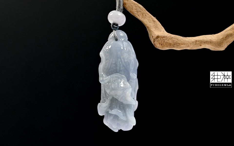 頂級天然A貨冰芙蓉種紫翡玉白菜 翡翠,玉,硬玉,jade,紫翡,黃翡,紅翡,陽綠,老坑,冰種,手鐲,平安扣,無事牌,緬甸,A貨,Jadeite(Jade)