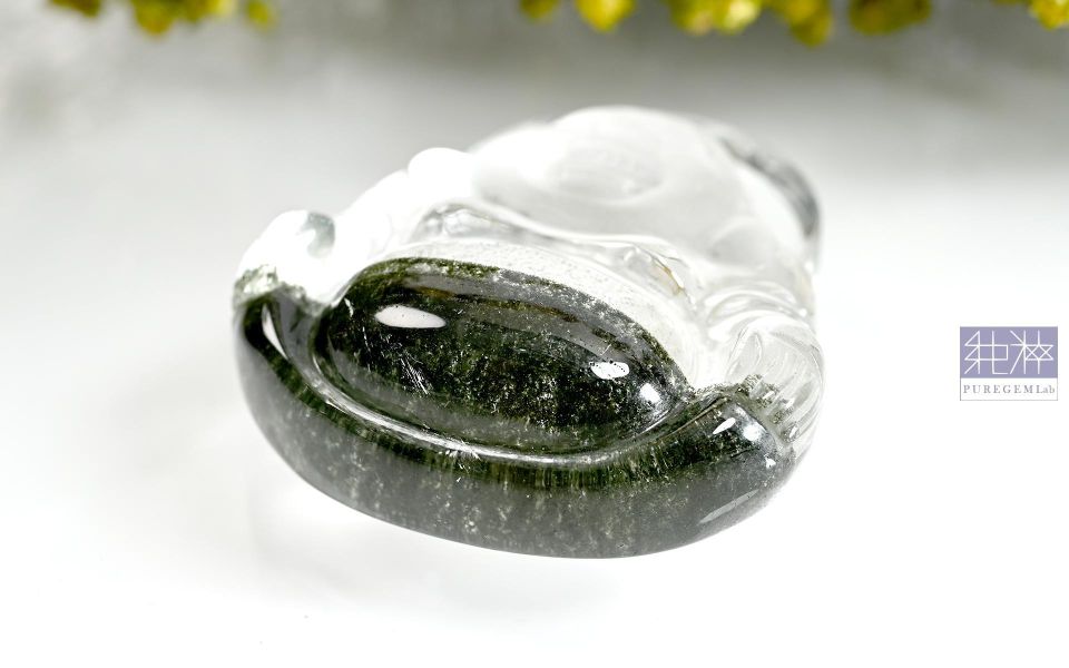 頂端天然綠幽靈千層聚寶盆福氣彌勒墜 幽靈水晶,幻影水晶,異象水晶,綠幽靈,紅幽靈,白幽靈,金字塔 Phantom Crystal、Ghost Crystal