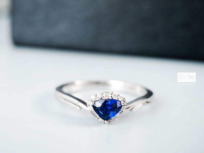 CGRL 證 / 頂級天然無燒皇家藍藍寶石18K金真鑽戒 無燒、皇家藍、藍寶石、18K金、真鑽、戒