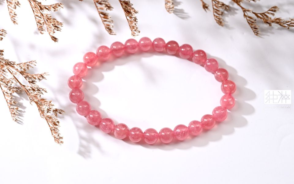 最高級數 / 頂級冰種紅紋石手珠 阿根廷紅紋石,紅紋石,印加玫瑰,冰種紅紋石