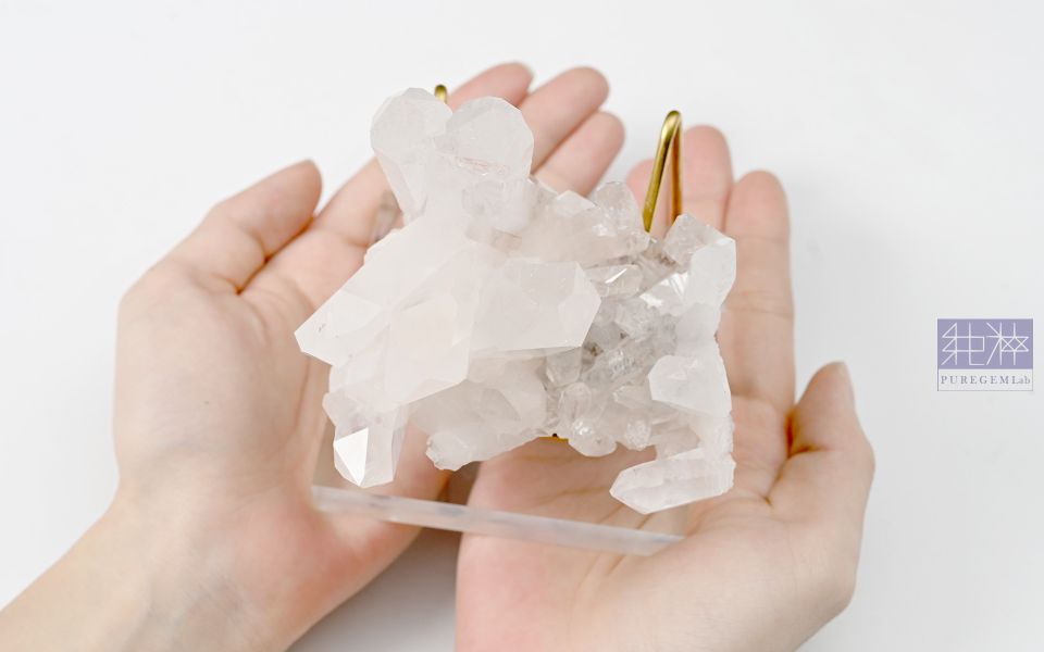 頂級哥倫比亞產地雷姆尼亞白水晶簇 白水晶,Quartz,Rock Crystal