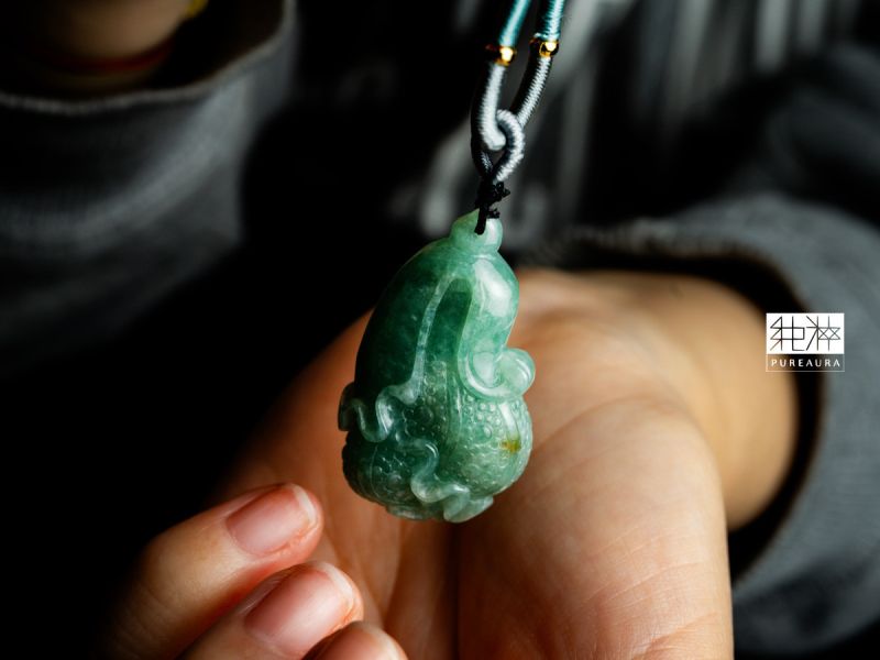 直播-頂級天然A貨滿果綠芙蓉種豐收百財墜 天然A貨、滿果綠、芙蓉種、豐收、百財、墜