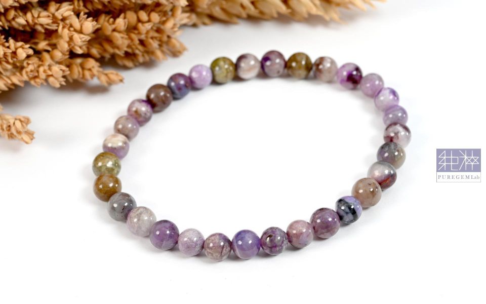 頂級天然老料彩舒俱徠手珠 舒俱徠,蘇紀石,舒俱萊