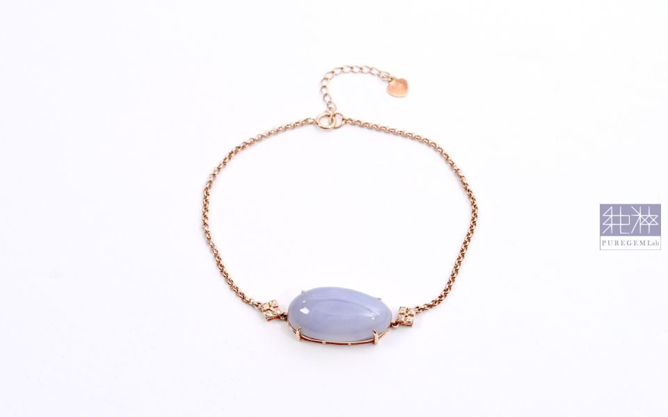 站長私藏最高稀有精品 / 頂級天然A貨緬甸冰芙蓉種紫羅蘭翡翠18K金真鑽手鍊 翡翠,玉,硬玉,jade,紫翡,黃翡,紅翡,陽綠,老坑,冰種,手鐲,平安扣,無事牌,緬甸,A貨