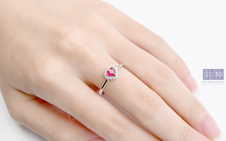 CGRL產地證 / 頂端天然無燒莫桑比克鴿血紅紅寶石18K金鑽戒 紅寶石,Ruby,剛玉,Corundum