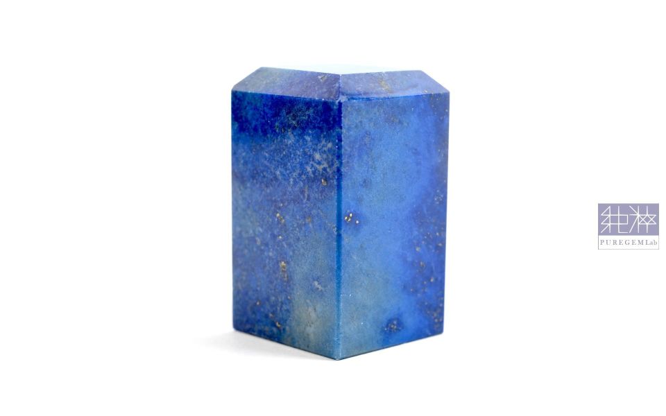頂級天然阿富汗老料青金石方章 青金石,Lapis,Lazuli,青金岩,黃鐵礦,方解石