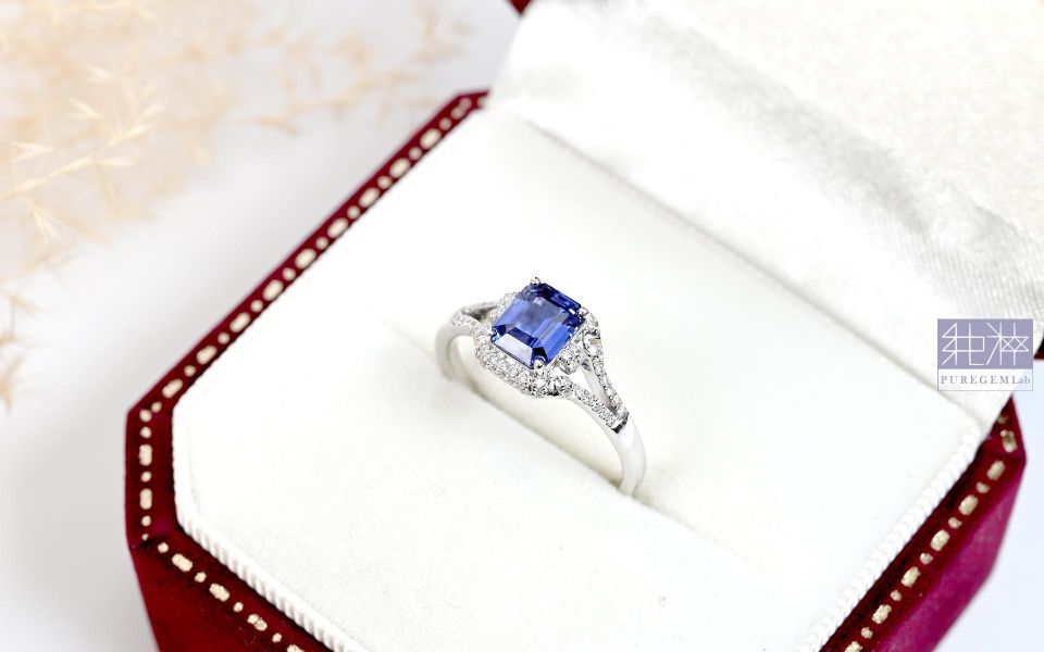 GUILD 證 / 頂級天然極稀有無燒變色矢車菊藍藍寶石18K金鑽石戒 變色藍寶石,無燒變色藍寶石,無燒矢車菊藍寶石,藍寶石,紅寶石,剛玉,彩色藍寶石,彩色剛玉,帕帕拉恰,黃色藍寶石 Corundum,Sapphire,Ruby,Padparadscha Sapphire