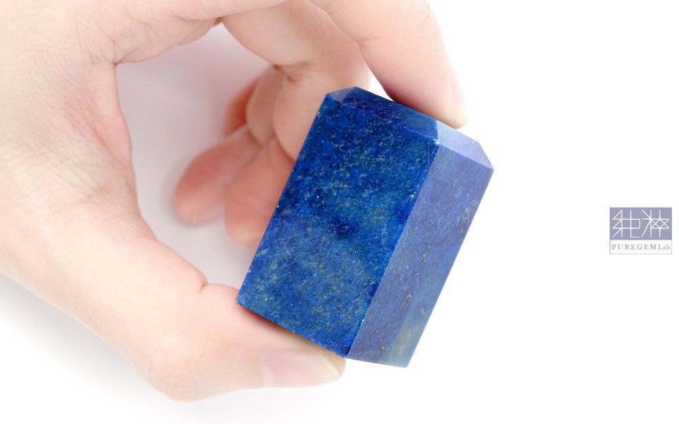 頂級天然阿富汗老料青金石方章 青金石,Lapis,Lazuli,青金岩,黃鐵礦,方解石