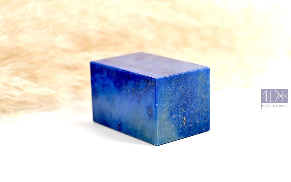 頂級天然阿富汗老料青金石方章 青金石,Lapis,Lazuli,青金岩,黃鐵礦,方解石