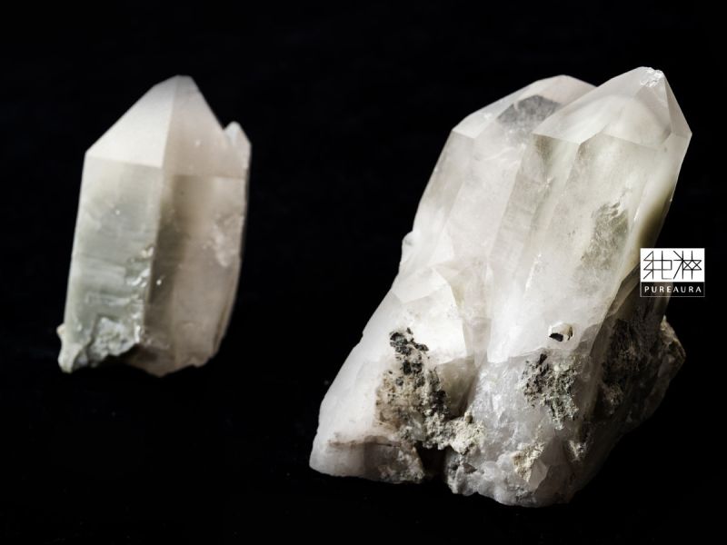 直播-頂級天然稀少白幽靈千層金字塔晶簇 白幽靈、千層、金字塔、晶簇
