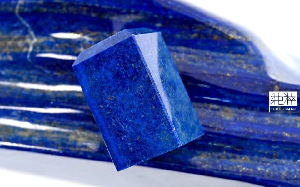 頂級天然阿富汗老料青金石方章 青金石,Lapis,Lazuli,青金岩,黃鐵礦,方解石