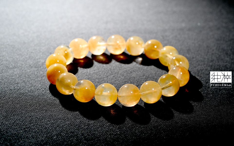 站長私藏 / 頂級稀有天然淨體聚寶盆黃兔毛手珠 髮晶,黃髮晶,金髮晶,黃兔毛髮晶,Quartz with Inclusions