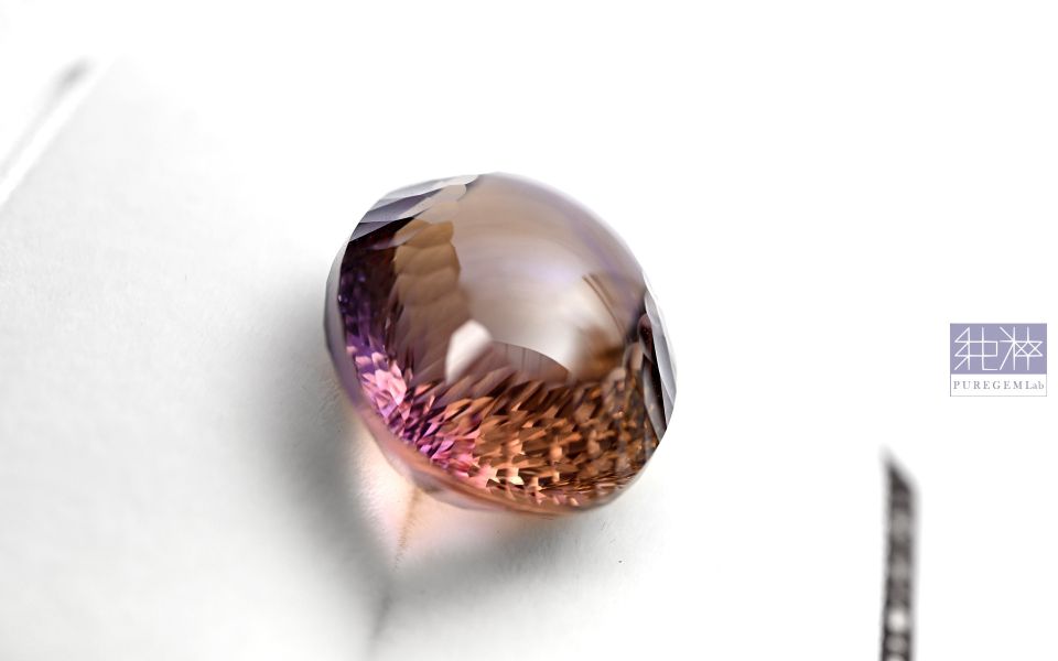 最高珠寶級數 / 頂端紫黃晶千禧花式切工裸石 紫水晶,Amethyst,紫黃晶 Ametrine