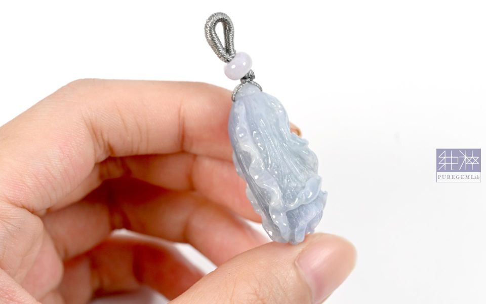 頂級天然A貨冰芙蓉種紫翡玉白菜 翡翠,玉,硬玉,jade,紫翡,黃翡,紅翡,陽綠,老坑,冰種,手鐲,平安扣,無事牌,緬甸,A貨,Jadeite(Jade)