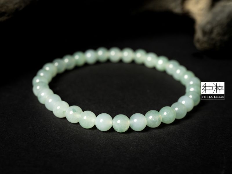 頂級天然A貨冰種綠飄花翡翠手珠 翡翠,玉,硬玉,jade,紫翡,黃翡,紅翡,陽綠,老坑,冰種,手鐲,平安扣,無事牌,緬甸,A貨