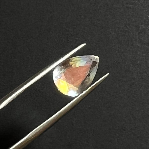 頂級馬達加斯加月光石水滴琢型裸石3.85ct 