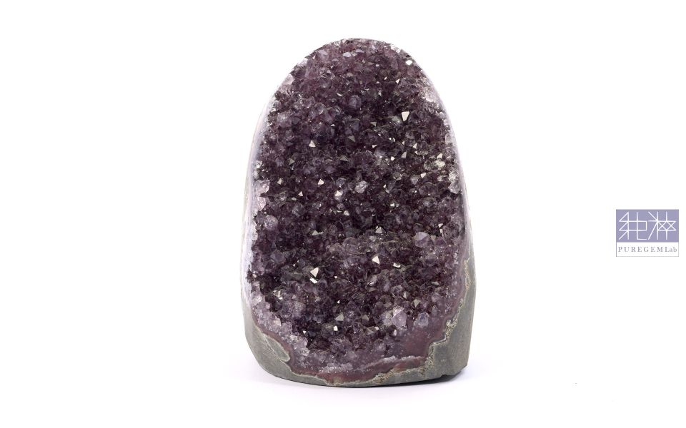 頂級天然特殊色軟糖紅幽靈紫水晶原礦座座 紫水晶,Amethyst,紫水晶晶簇,原礦