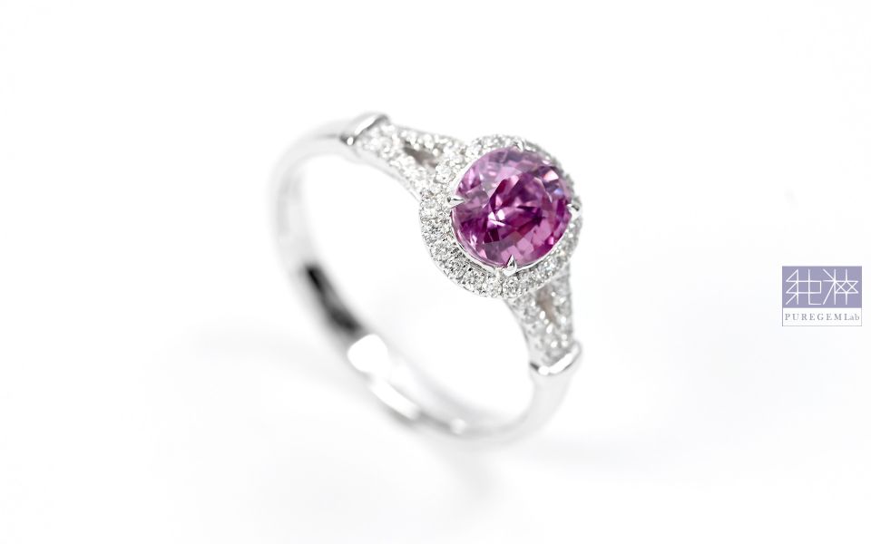 CGRL證 / 頂端天然無燒高火光豔彩帕帕拉恰18K金鑽石戒 藍寶石,紅寶石,剛玉,彩色藍寶石,彩色剛玉,帕帕拉恰,黃色藍寶石 Corundum,Sapphire,Ruby,Padparadscha Sapphire