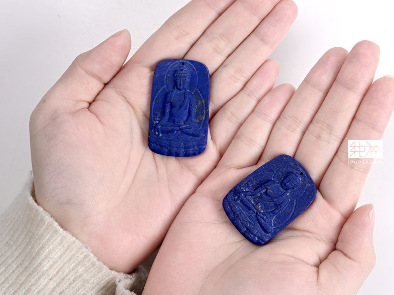 直播-頂端阿富汗老料青金石藥師佛墜 阿富汗、老料、青金石、藥師佛、墜