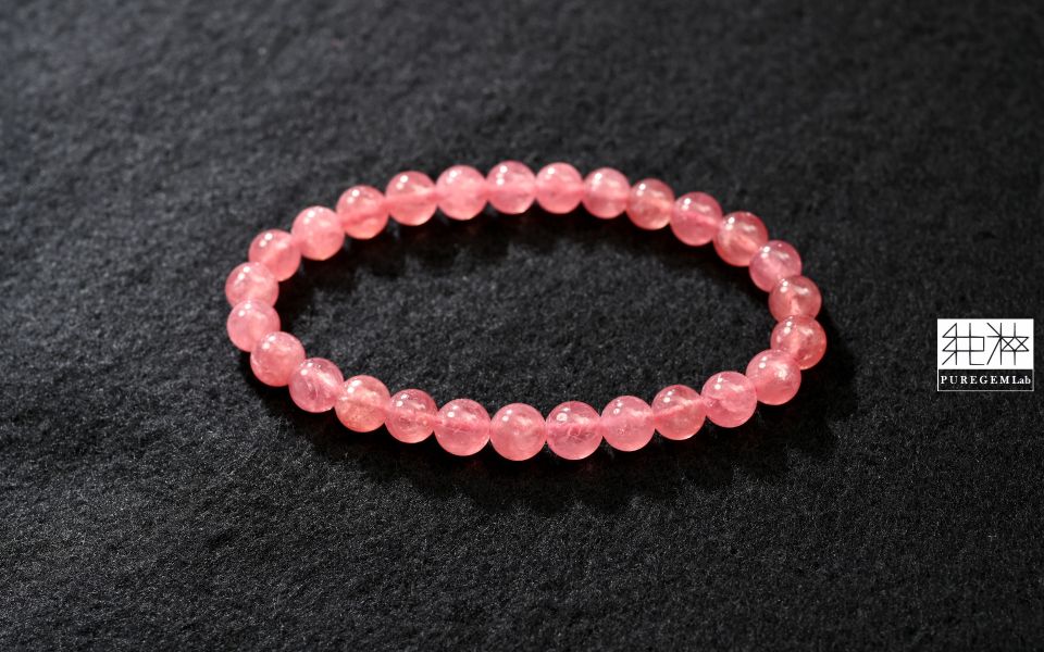 最高級數 / 頂級冰種紅紋石手珠 阿根廷紅紋石,紅紋石,印加玫瑰,冰種紅紋石