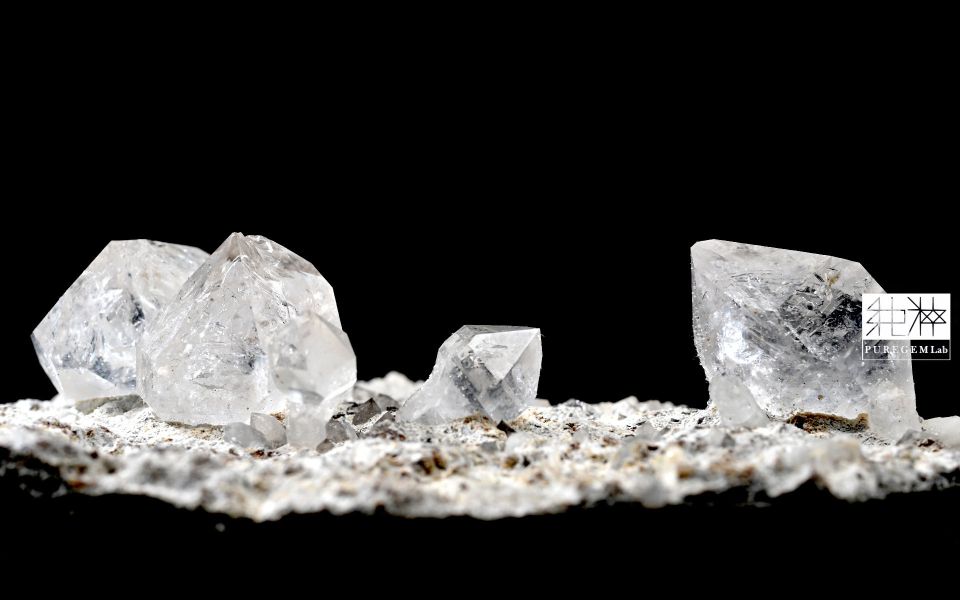 頂級稀有喜瑪拉雅閃靈鑽雙尖晶簇原礦 白水晶,Quartz,Rock Crystal