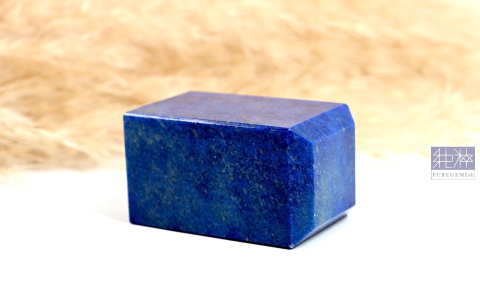頂級天然阿富汗老料青金石方章 青金石,Lapis,Lazuli,青金岩,黃鐵礦,方解石