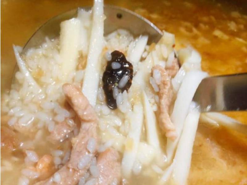 竹筍香菇鹹肉粥(3-4人季節限定) 