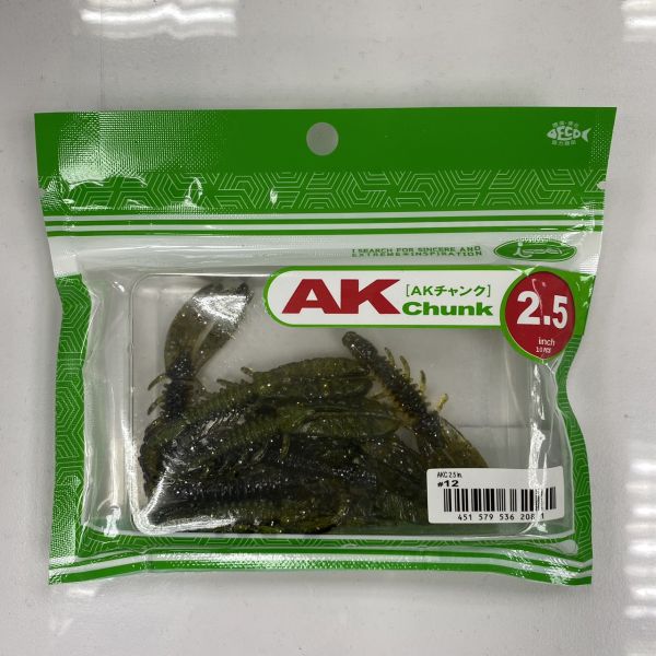 日本同步【快速出貨】issei日本一誠 淡水魚 AK CHUNK 厚足蝦軟餌2.5寸異形蟲 倒鉤 無鉛 路亞 假餌 