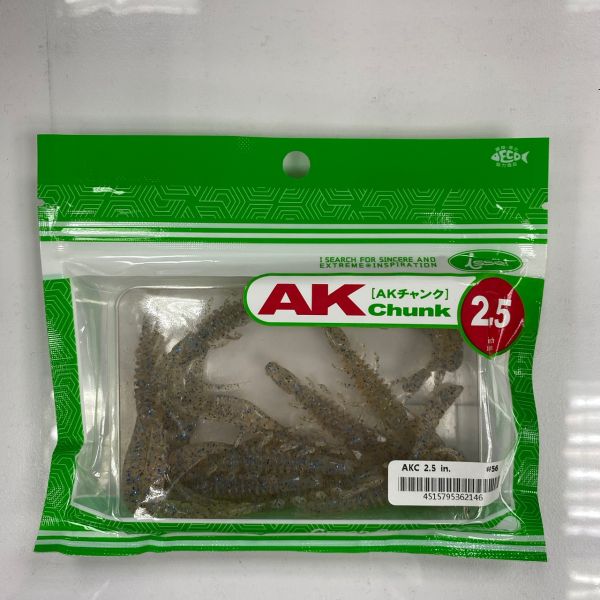 日本同步【快速出貨】issei日本一誠 淡水魚 AK CHUNK 厚足蝦軟餌2.5寸異形蟲 倒鉤 無鉛 路亞 假餌 