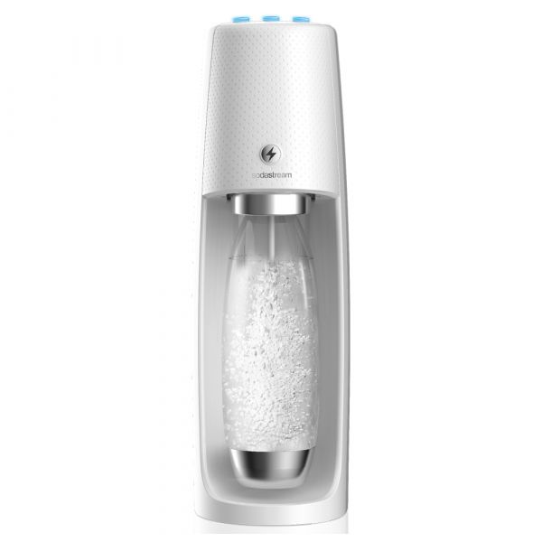 小天后Sandy推薦|電視購物熱銷志偉真情推薦【Sodastream電動式氣泡水機 Spirit One Touch】兩色|贈送500ml表情符號emoji水瓶2入|原廠公司貨 英國sodastream,氣泡水機,恆隆行,拚客購