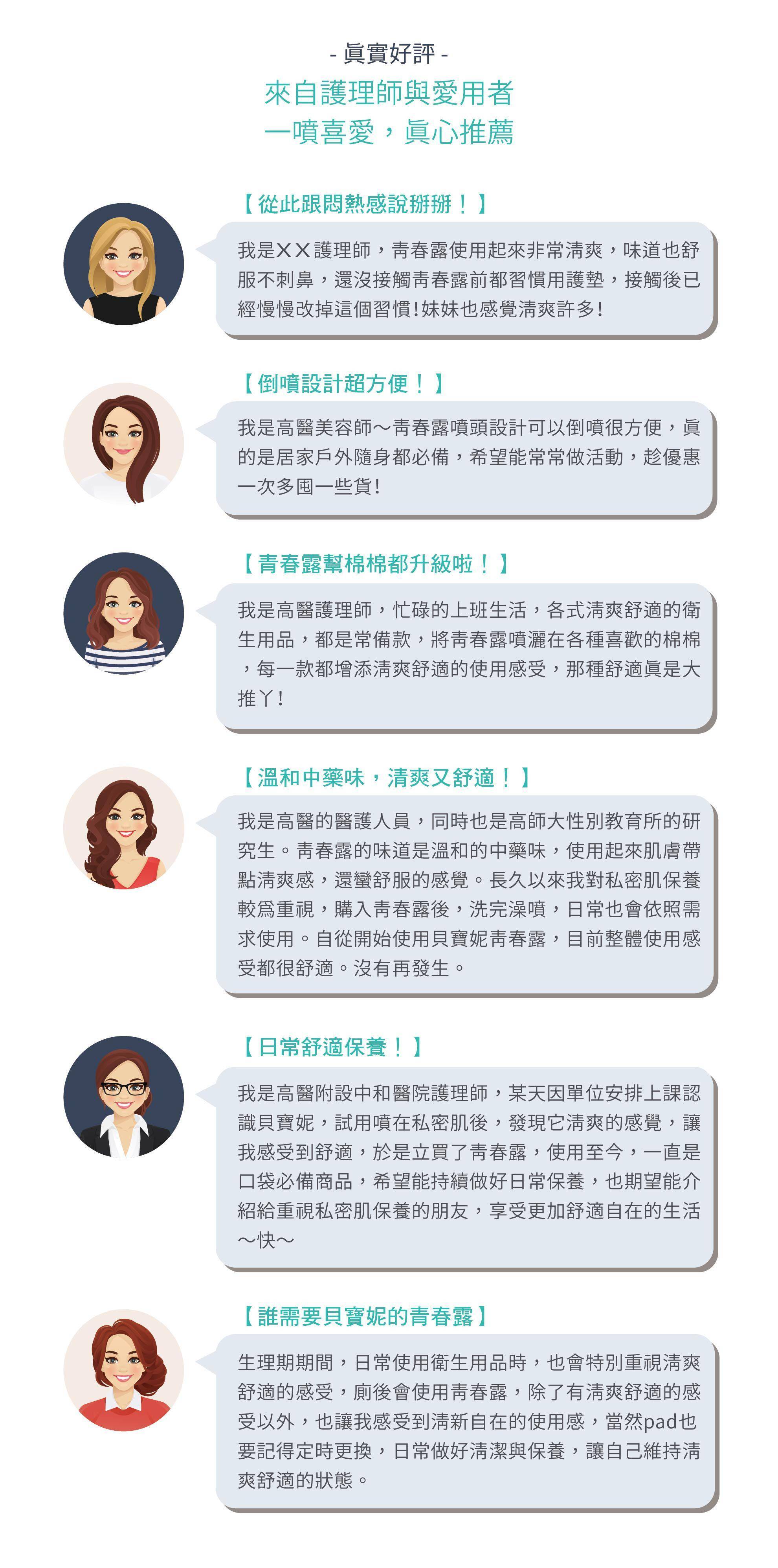 來自護理師與愛用者 一噴上癮,真心推薦