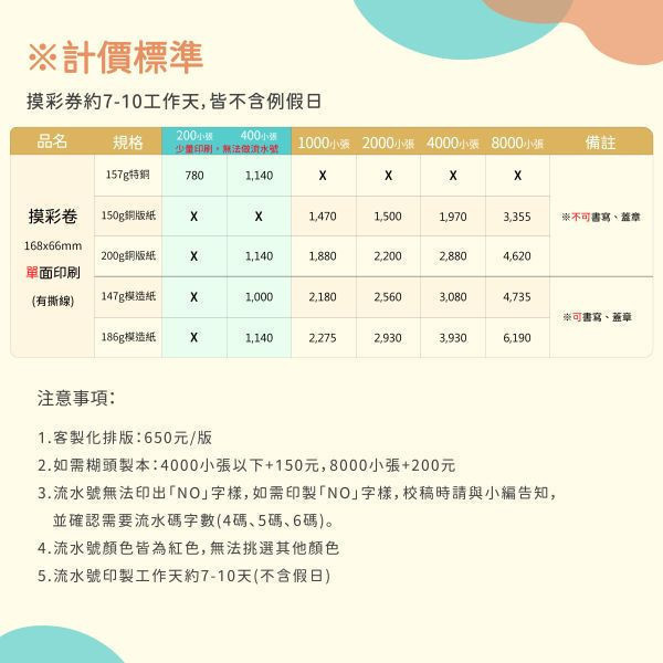 商家活動摸彩券 開幕優惠活動摸彩券印刷 展場摸彩卷設計 彩色摸彩券印刷 (綠/藍/黃/粉 共2色) 中秋晚會摸彩券,摸彩活動券,抽獎券設計,摸彩卷設計,主題摸彩卷設計,活動卷設計,入場卷設計,公版摸彩卷,遊戲券,優惠券,開店用品券,商家優惠卷,摸彩卷,園遊卷,摸彩卷印刷,台灣設計,台灣廠商,台灣出貨,豐宅卡俗文創印刷,豐宅名片設計
