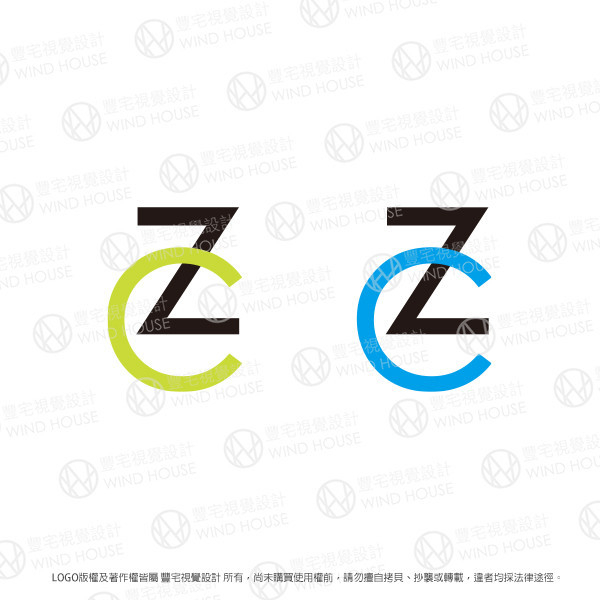 「現成logo」字母Z與C巧妙LOGO交錯融合的設計：品牌網站的獨特之選 創意交錯設計打造引人注目的字母Z與C LOGO,字母Z與C的創意融合交錯LOGO設計,獨特字母Z與C的LOGO設計,字母Z與C的LOGO展現品牌風采,融會交錯美學獨特字母Z與C LOGO設計靈感