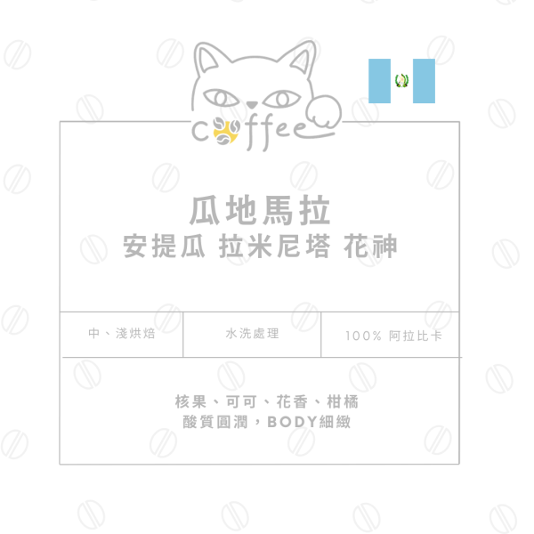 瓜地馬拉 拉米尼塔 安提瓜 花神 水洗 耳掛式咖啡 10入/盒 (中烘焙 / 淺烘焙) 咖啡豆,自烘豆,自家烘焙咖啡豆,耳掛式咖,濾掛咖啡,摸個魚,精品咖啡豆,阿拉比卡豆,瓜地馬拉咖啡,花神